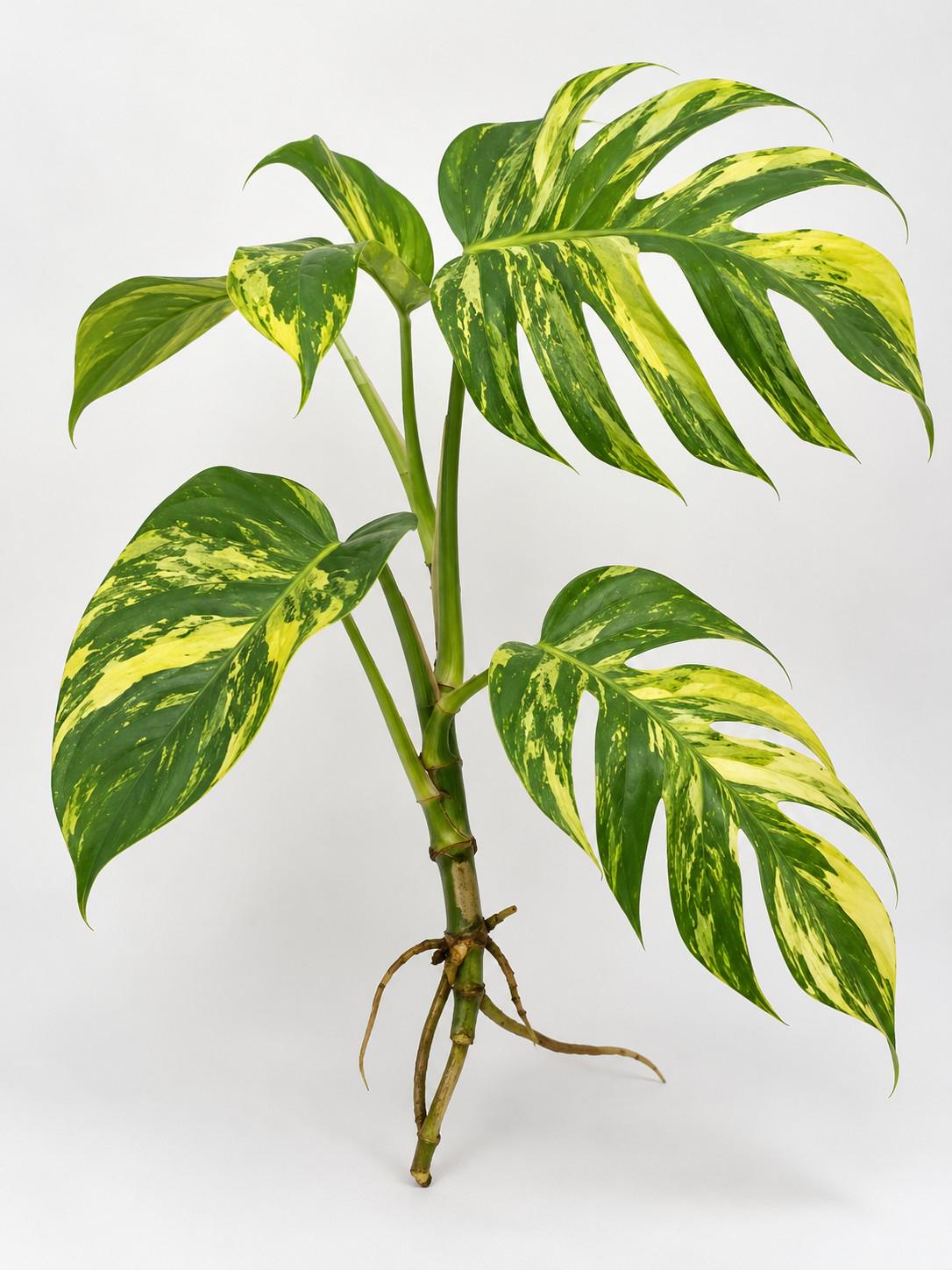 Monstera Golden Flame cutting