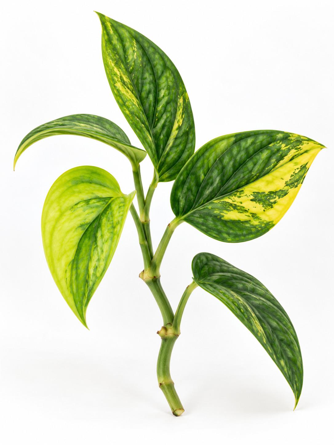 Monstera Peru Variegated cutting