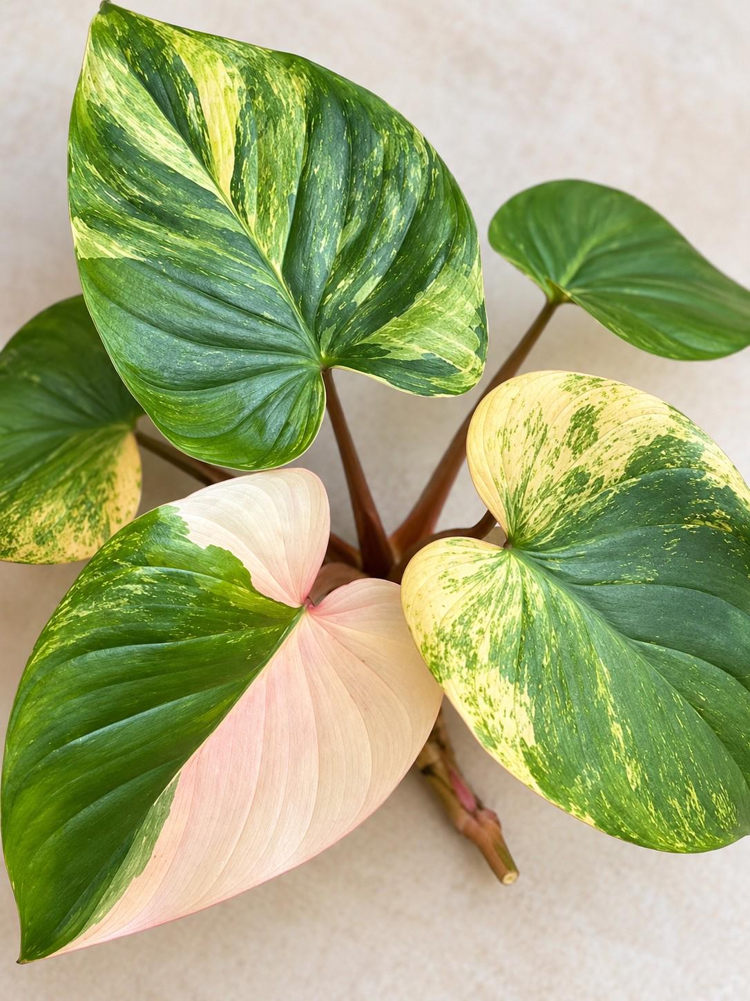 Homalomena Rubescens Peach cutting photo 2