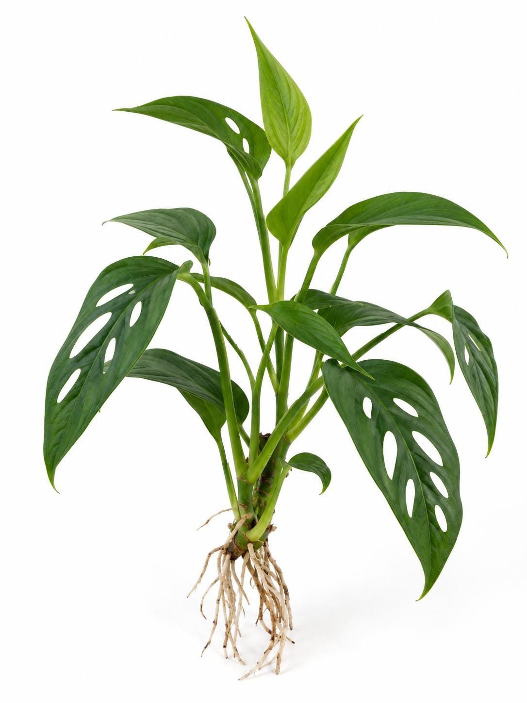 Monstera Adansonii Narrow Leaf cutting